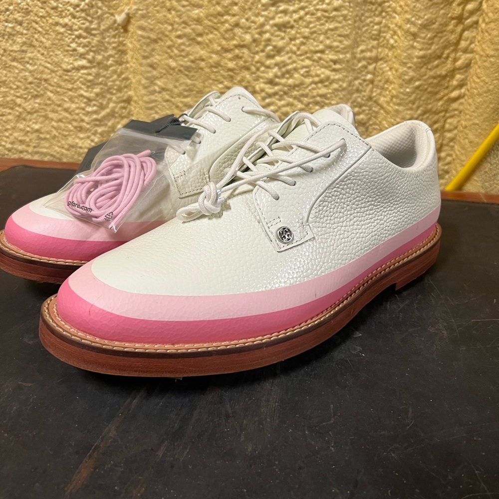 NEW G/FORE Golf Tuxedo Gallivanter White Pink